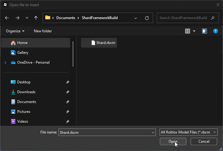 Open File